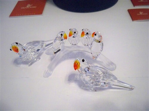 Swarovski pappagallo famiglia - swarovski,