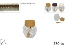 x Set 4 Barattoli In Vetro