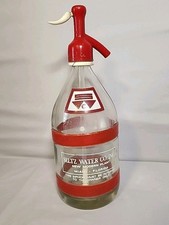 Bottiglia sifone bibita vetro