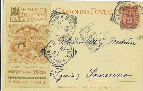 Cartolina esposizione - ii°,