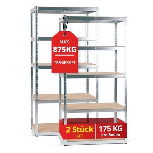Scaffali extra stabili per