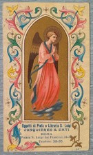 Calendarietto Antico 1911 Religioso Oggetti di Pietà e Libreria San Luigi