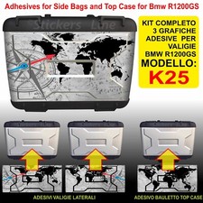 3 adesivi valigie BMW R1200GS