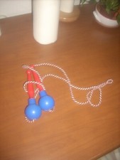 corda da saltare vintage,manici in plastica e corda.