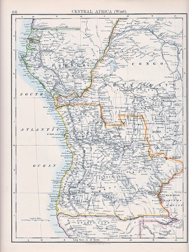 Mappa vittoriana 1894 africa - vittoriana, ~