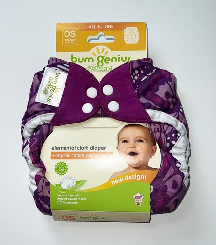 Bumgenius patch organic - bumgenius, purple