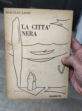 Marcello Landi, la città nera, libro lettura romanzo vintage vecchio 1976