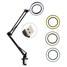 Lampada da Scrivania, Lampada con Lente d'Ingrandimento 8 Diottrie, 3 (S6a)