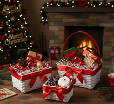 3 Cesti Quadrati Vimini