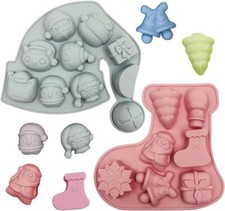 Set 2 Stampi da Forno Natalizi