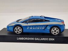 🟢 Macchina della Polizia 1:43 - Lamborghini Gallardo 2004. Scala 1:43 (Legge!!)