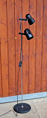 Lampada terra vintage - lampada, nera