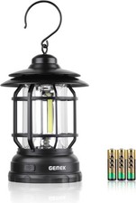 Lanterna da campeggio retrò portatile luce da tenda COB per campeggio