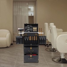 Tagliacapelli Trucco Treno Valigetta Comestic Salone Stoccaggio Carrello Portatile