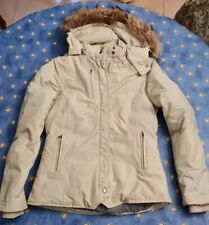 Giubbotto Woolrich Donna In Vero Piumino D'oca Cappuccio Con Pelliccia Taglia S.