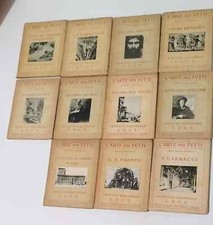 LOTTO 11 LIBRI ANTICHI L'ARTE