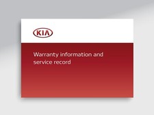 Kia Rio Service History Book