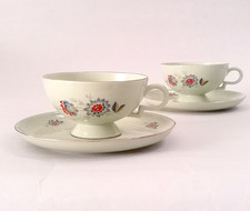 GIO PONTI Richard Ginori 1938 modello barbara 2 tazze cups