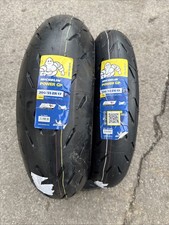 OFFERTA COPPIA GOMME MOTO NUOVE 200/55-17 120/70-17 MICHELIN POWERGP DOT 2024