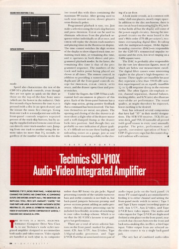 Technics v10x a - technics, su-v10x