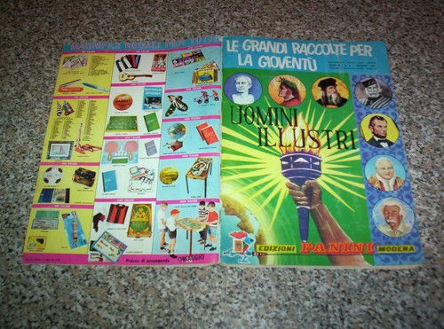 Album uomini illustri - album, panini