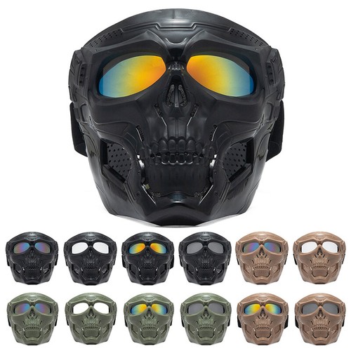 Occhiali moto teschio maschera - occhiali,
