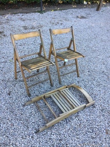 5487 vecchie sedie - 5487, legno