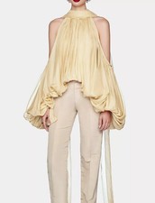 Blusa Estiva Gialla Ampia