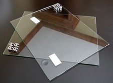 4 UNIDADES - Estante balda repisa de cristal para vitrina DETOLF ikea + soportes