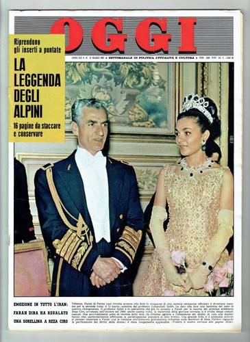 Oggi 1963 farah - 1963/12=farah, diba=bruno