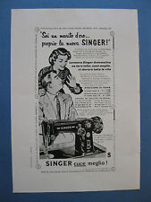 PUBBLICITA macchina cucito per