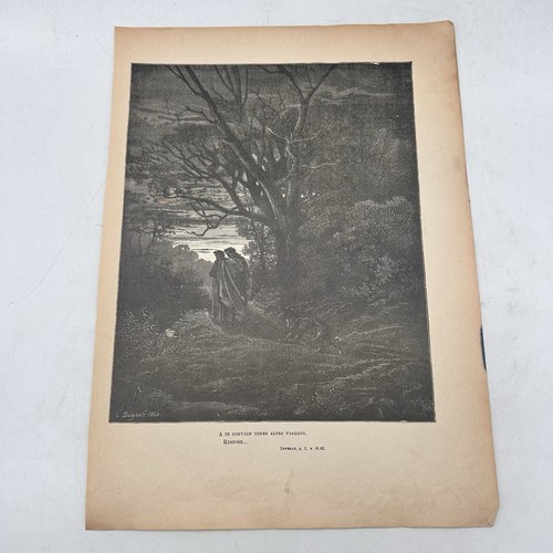 Stampa 1890 divina commedia - stampa,