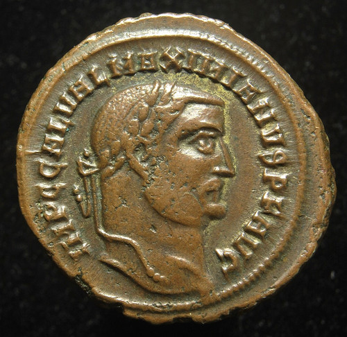 Galerius billon follis genio - galerius,
