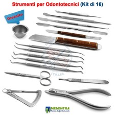 Laboratorio Strumenti per Odontotecnici Dentale Intagliatore di Cera Spatola Kit