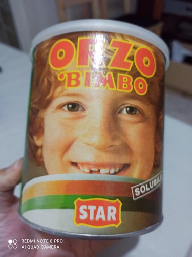 Barattolo vintage orzo bimbo - vintage,