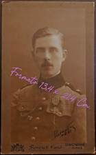 Foto d'epoca 1919 - 12,6 x 20,2 Cm. militare decorato Rumeno - foto Benesh Ernò