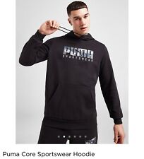 Puma Core Sportswear Felpa con Cappuccio Uomo Donna Pullover Cardigan Felpa Abbigliamento Taglia L