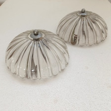 Coppia di Appliques in vetro