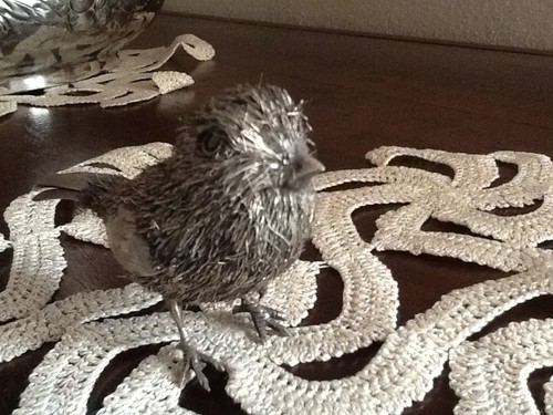 Passero furry argento mario - in,