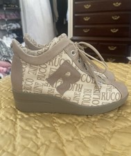 Monogram platform sneakers