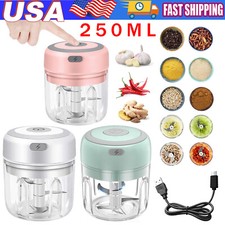 Tritatutto Elettrico 250ML Tritatutto Peperoncino Cipolla Frutta Carne Tritacarne Frullatore Mixer