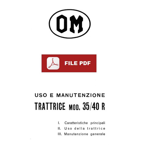 Trattore fiat 40r - trattore, om