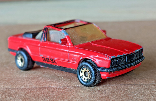 Matchbox rosso 1985 bmw 323i - matchbox,