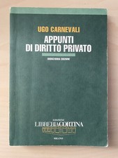 9788870432138 Appunti Di Diritto Privato Carnevali