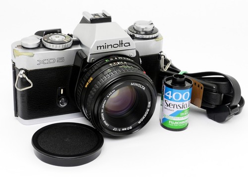 Minolta 5 con obiettivo - minolta,