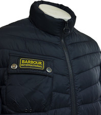 Barbour International | Giacca Isolata Deflettore Catena Uomo XXL (Nero) Britannica