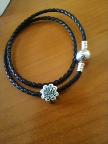 Bracciale pandora pelle con - pandora,