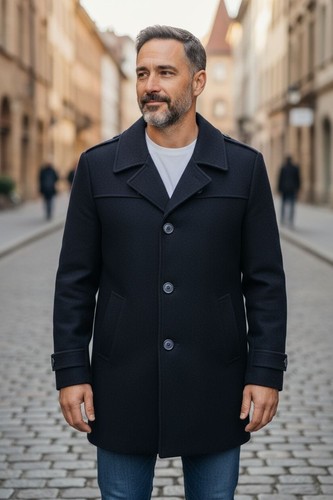 Cappotto corto lana - corto, di