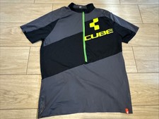 CUBE Maglia Uomo Estiva Ciclismo MTB Mountain Bike Freeride Trail Sz.L