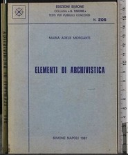 ELEMENTI DI ARCHIVISTICA